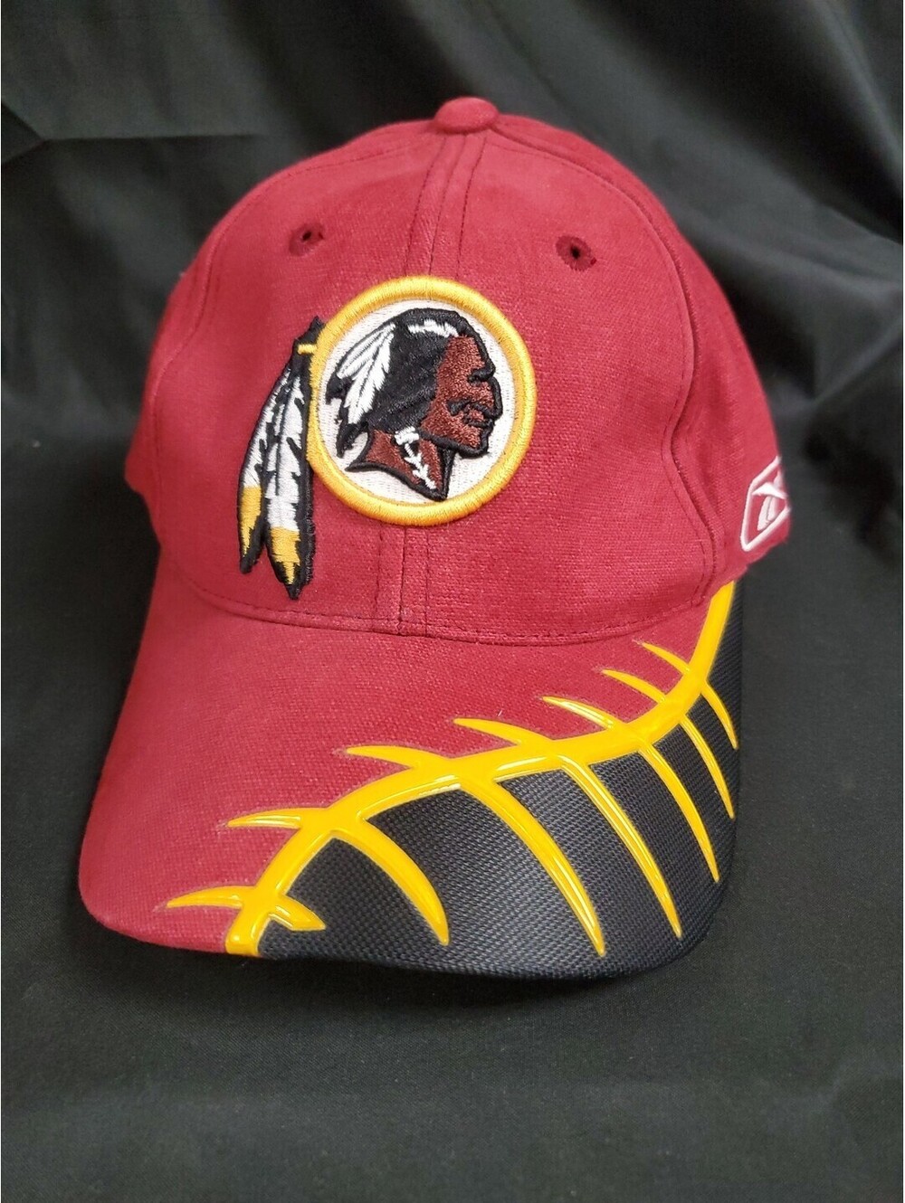 Washington Redskins Cap Hat NFL Reebok One Size Rare Design Collection EXCELLENT